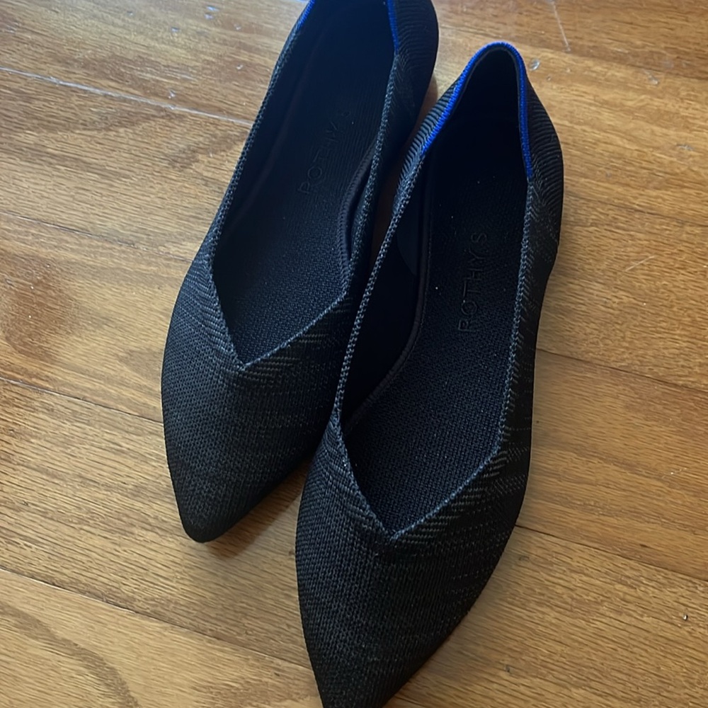 Rothy’s The Point Heathered Black